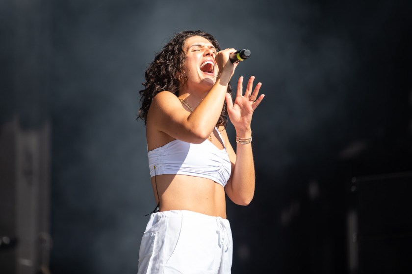 Evan Giia performing on day one of Breakaway Festival at Azura Amphitheater on August 5, 2022 in Bonner Springs, KS.