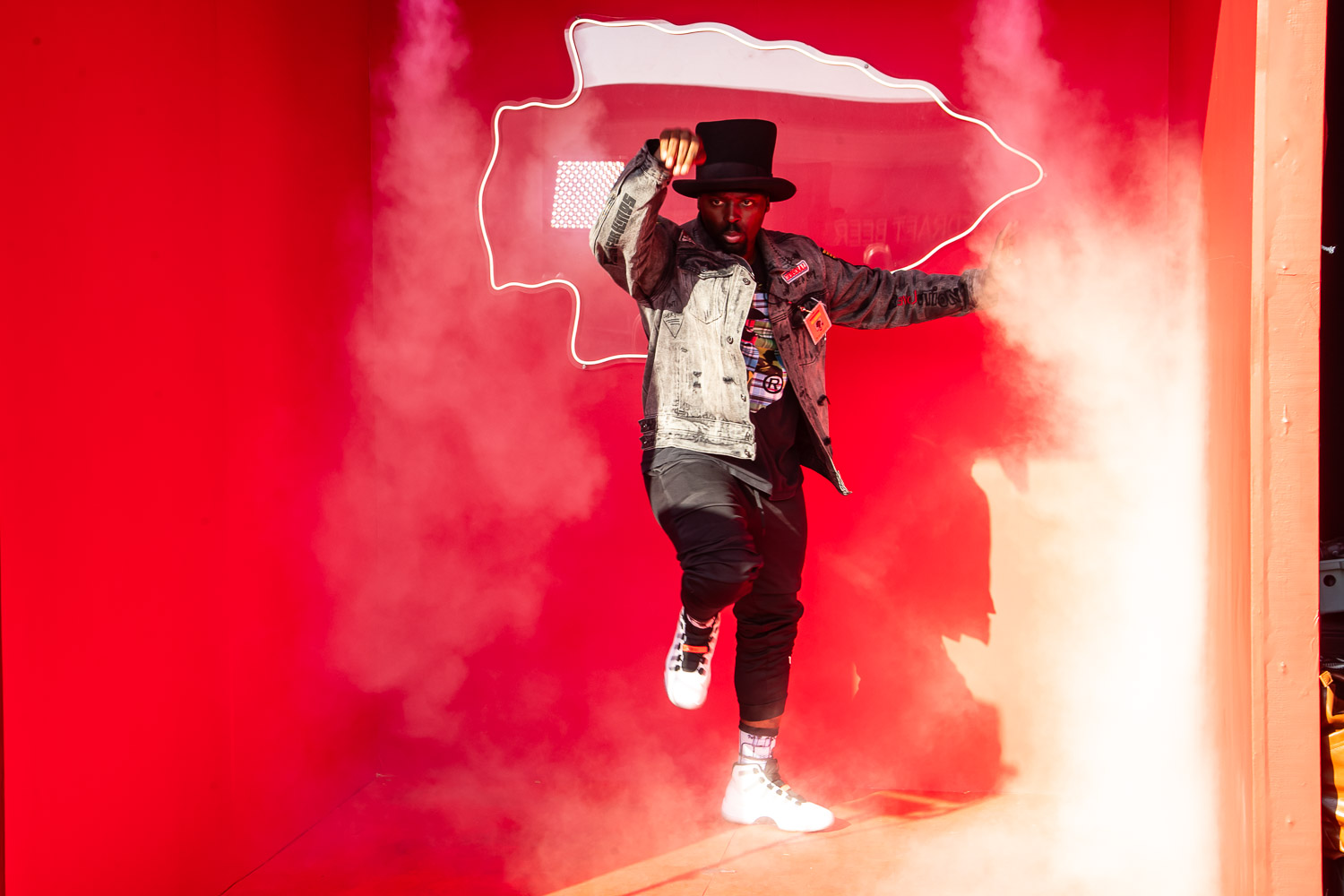 The Kansas City Chiefs hosted a special "House of Red" activation on day one of Breakaway Festival at Azura Amphitheater on August 5, 2022 in Bonner Springs, KS.