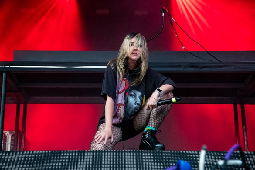 Alison Wonderland performing on day one of Breakaway Festival at Azura Amphitheater on August 5, 2022 in Bonner Springs, KS.
