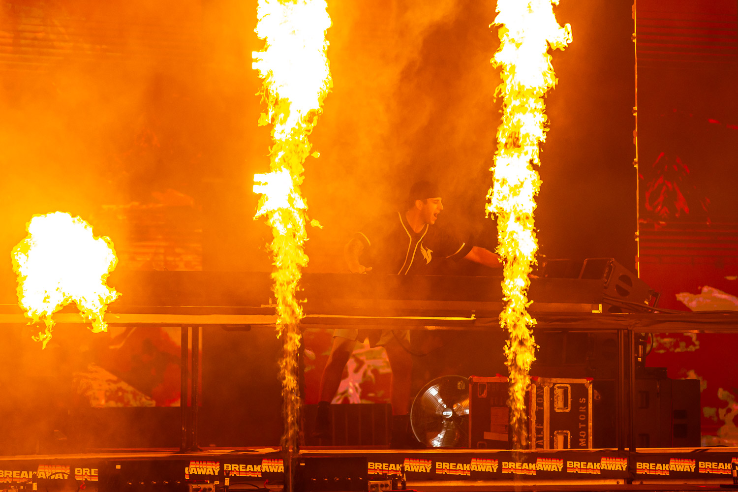Illenium performing on day one of Breakaway Festival at Azura Amphitheater on August 5, 2022 in Bonner Springs, KS.
