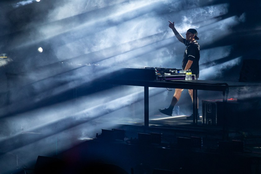 Illenium performing on day one of Breakaway Festival at Azura Amphitheater on August 5, 2022 in Bonner Springs, KS.