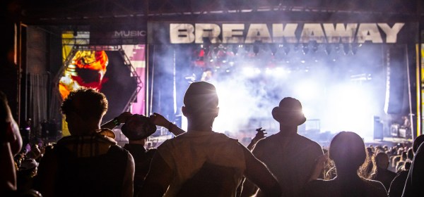 Illenium performing on day one of Breakaway Festival at Azura Amphitheater on August 5, 2022 in Bonner Springs, KS.