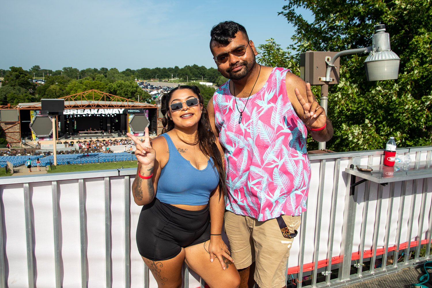 The Kansas City Chiefs hosted a special "House of Red" activation on day two of Breakaway Festival at Azura Amphitheater on August 6, 2022 in Bonner Springs, KS.