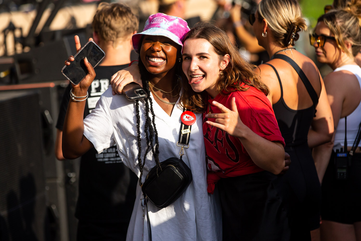 Guests watching Bryce Vine perform on day two of Breakaway Festival at Azura Amphitheater on August 6, 2022 in Bonner Springs, KS.