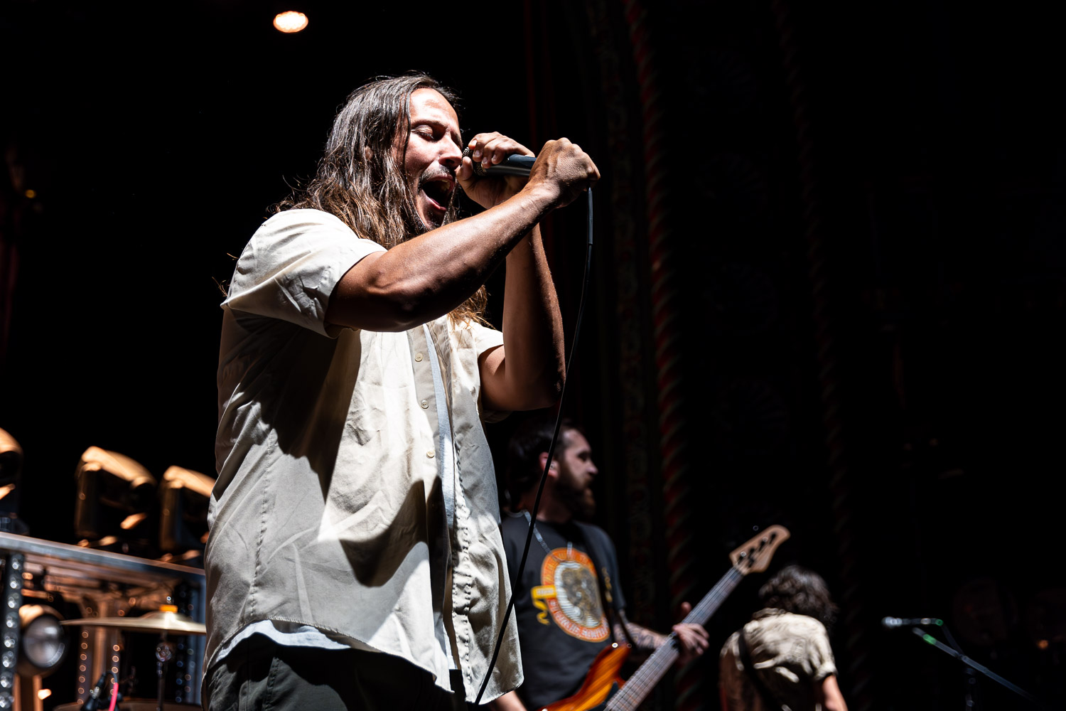 Cove Reber, lead vocalist of Dead American