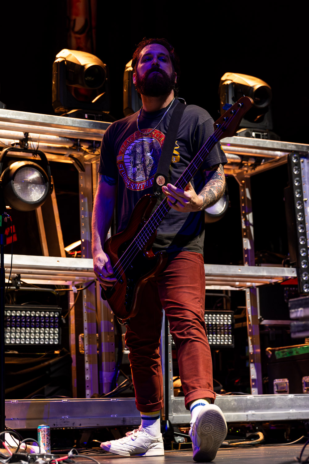 Marshall Gutierrez, bass guitarist of Dead American