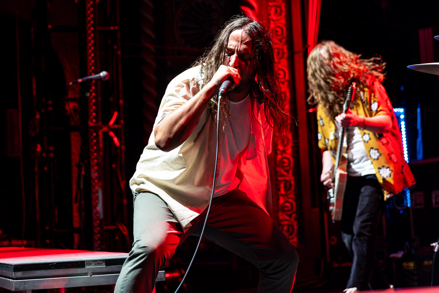 Cove Reber, lead vocalist of Dead American