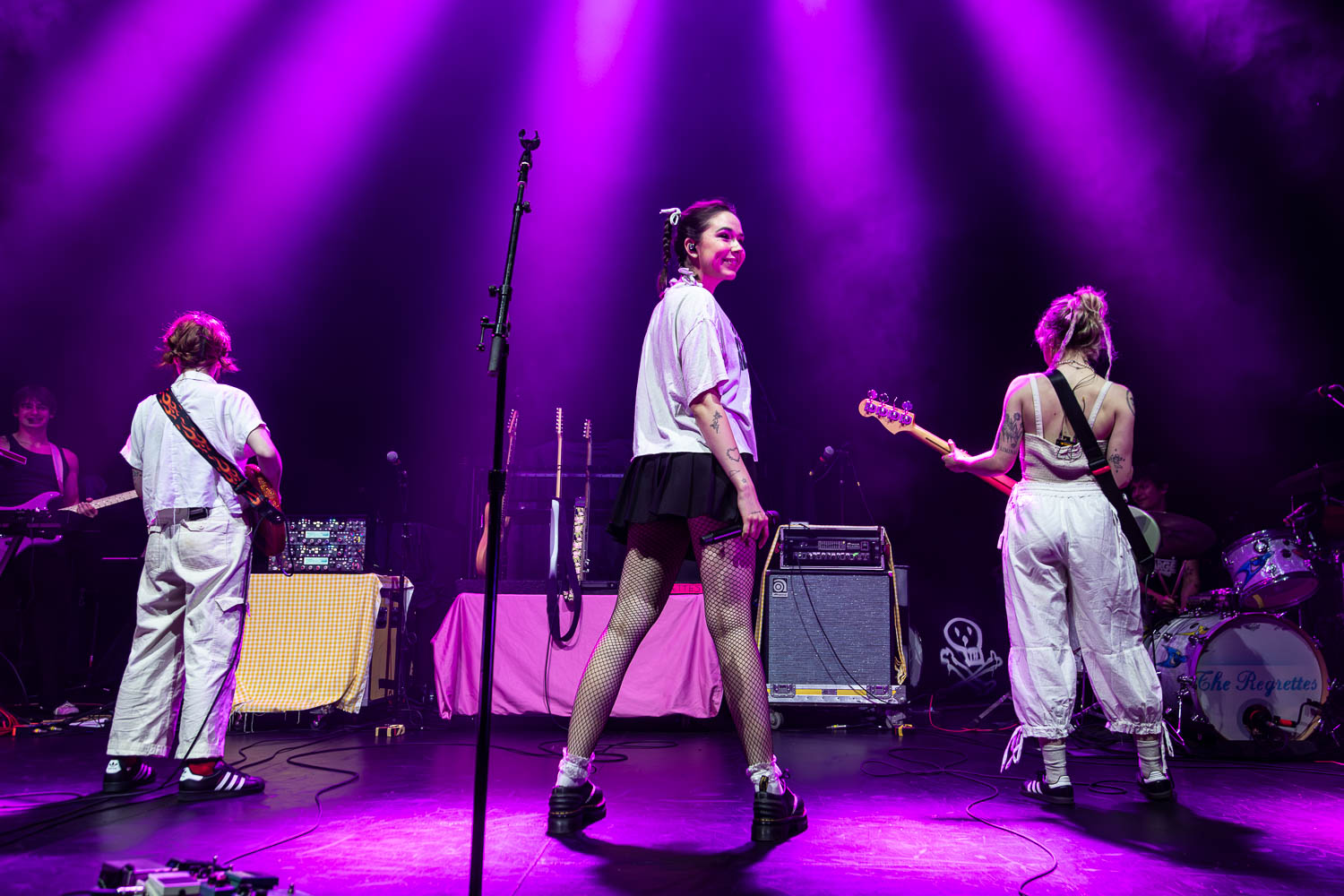 The Regrettes performing at Uptown Theater in Kansas City on July 25, 2023