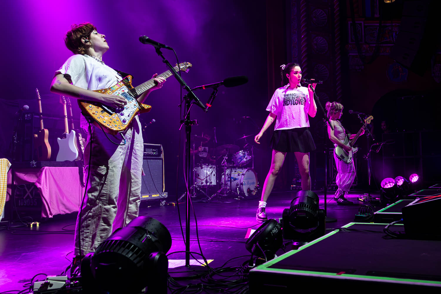 The Regrettes performing at Uptown Theater in Kansas City on July 25, 2023