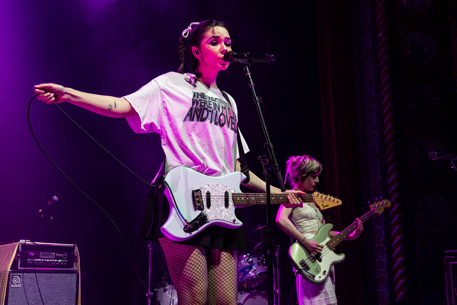 Lydia Night, vocalist and rhythm guitarist of the Regrettes