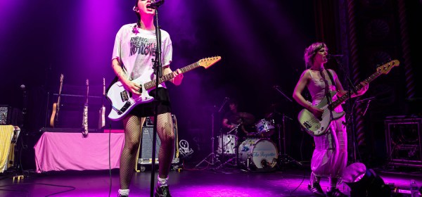 Lydia Night, vocalist and rhythm guitarist of the Regrettes
