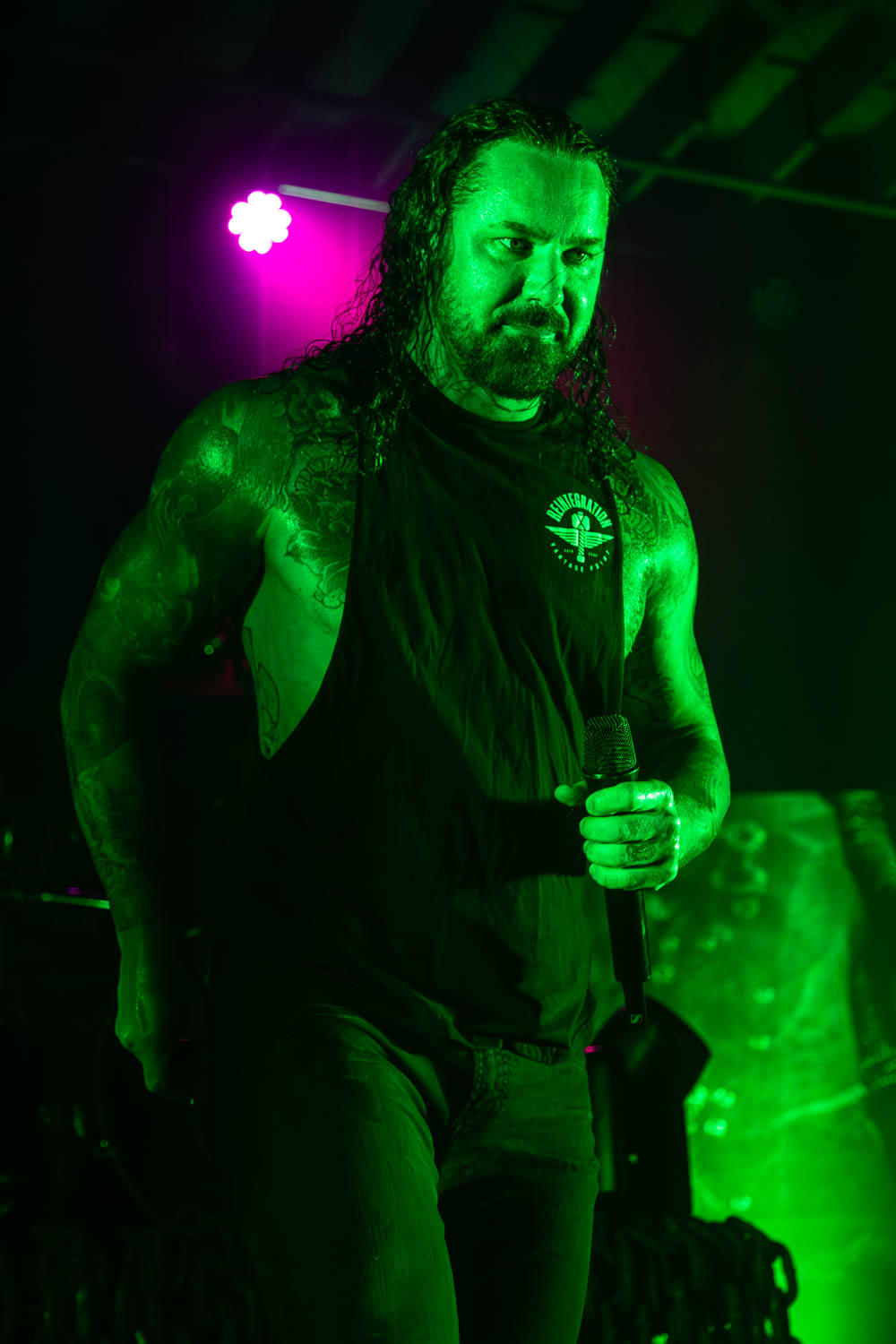 Tim Lambesis, lead vocalist of As I Lay Dying