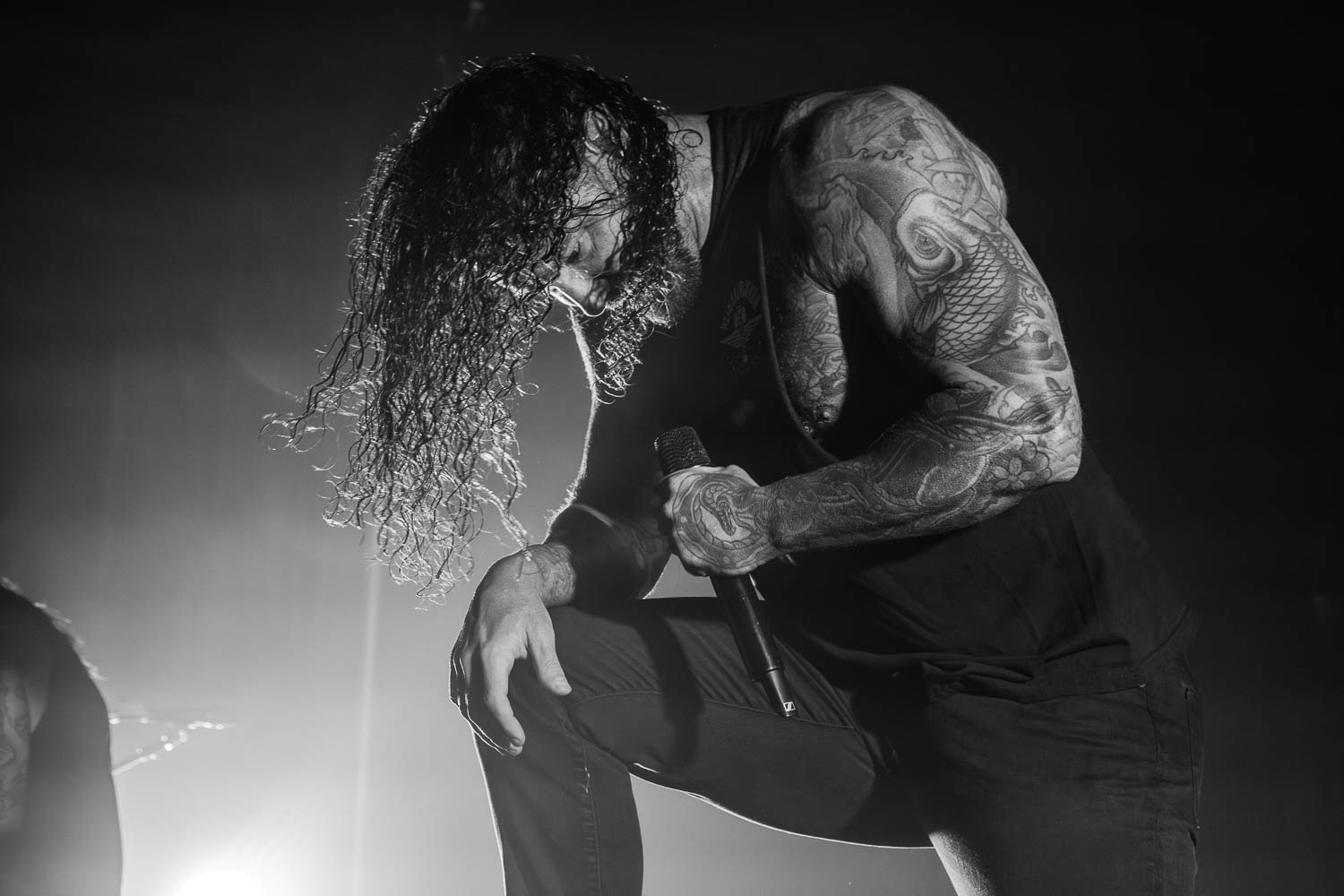Tim Lambesis, lead vocalist of As I Lay Dying