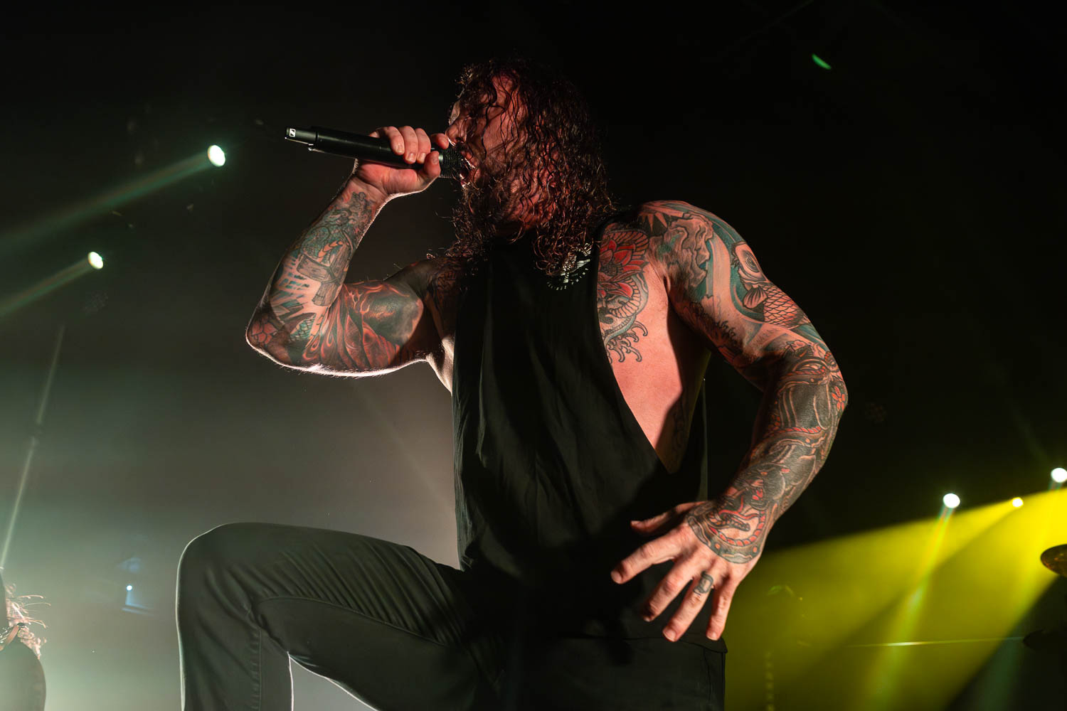 Tim Lambesis, lead vocalist of As I Lay Dying