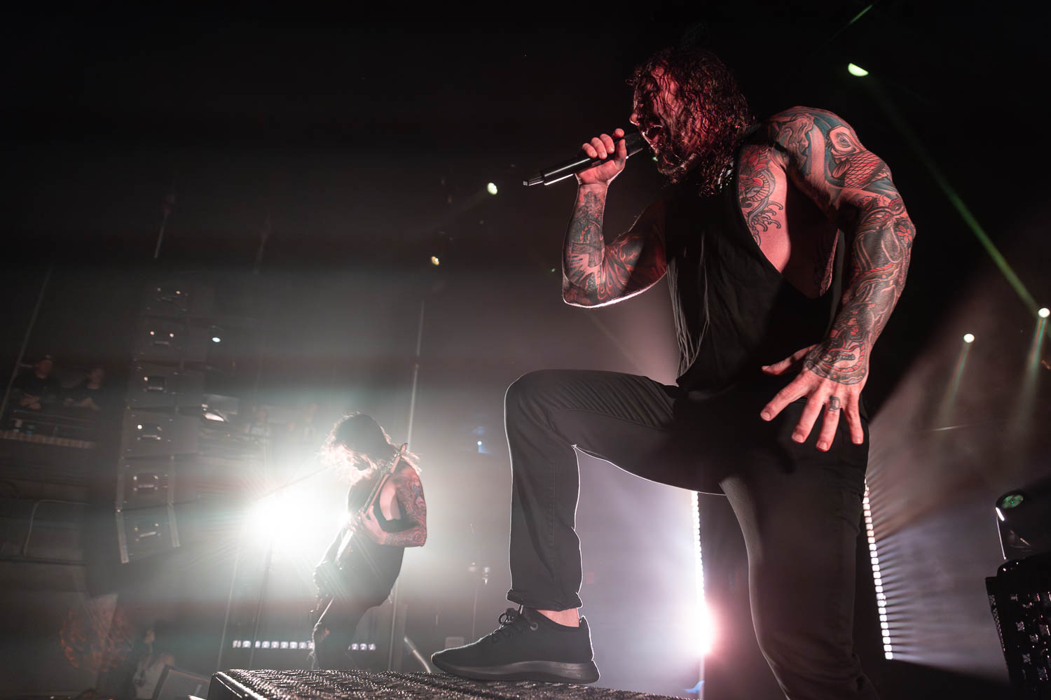 Tim Lambesis, lead vocalist of As I Lay Dying