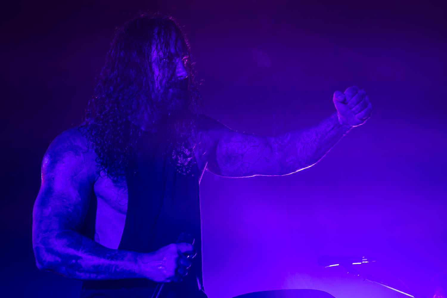 Tim Lambesis, lead vocalist of As I Lay Dying