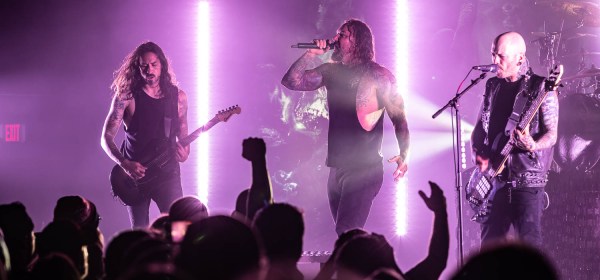 As I Lay Dying performing at The Truman in Kansas City, Missouri on July 17, 2024