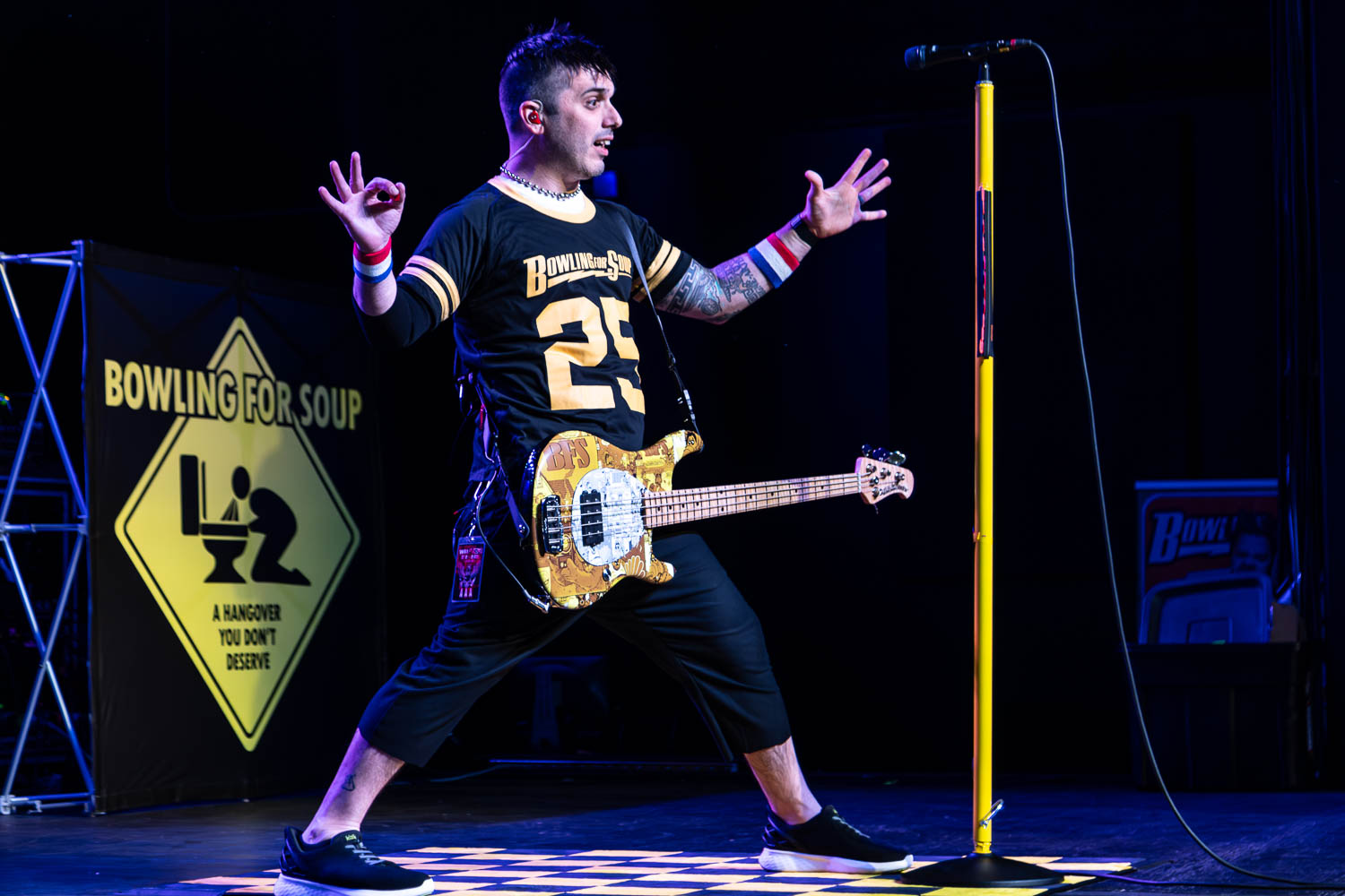 Rob Felicetti, bass guitarist of Bowling For Soup