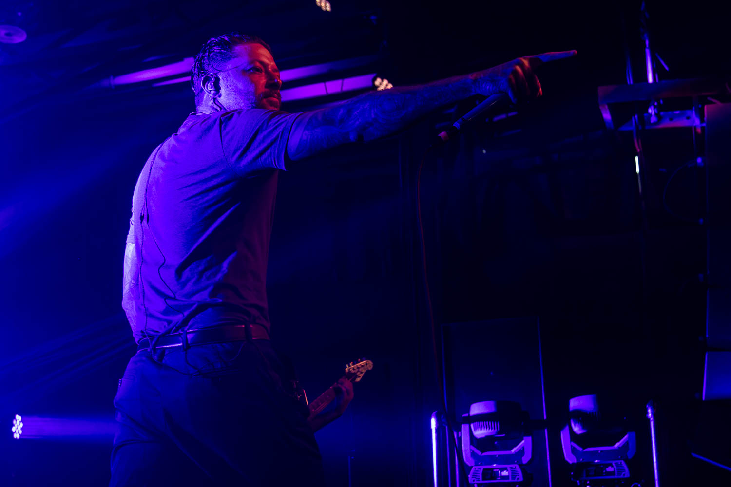 Tom Barber, lead vocalist of Chelsea Grin