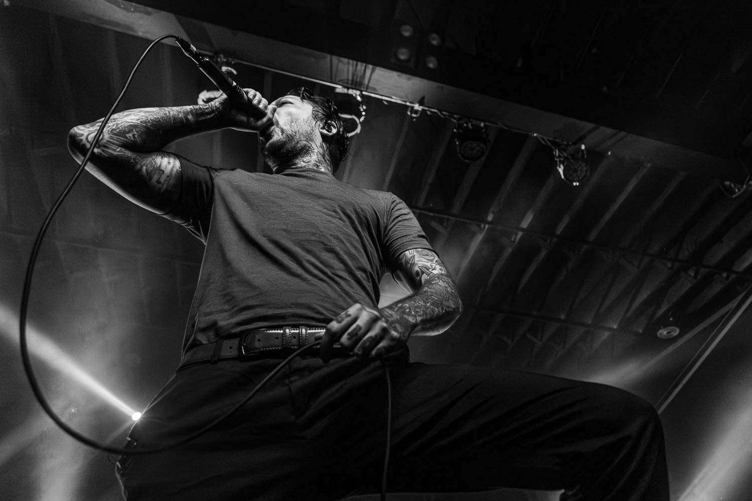 Tom Barber, lead vocalist of Chelsea Grin
