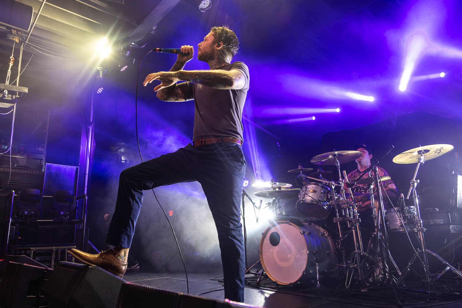 Tom Barber, lead vocalist of Chelsea Grin