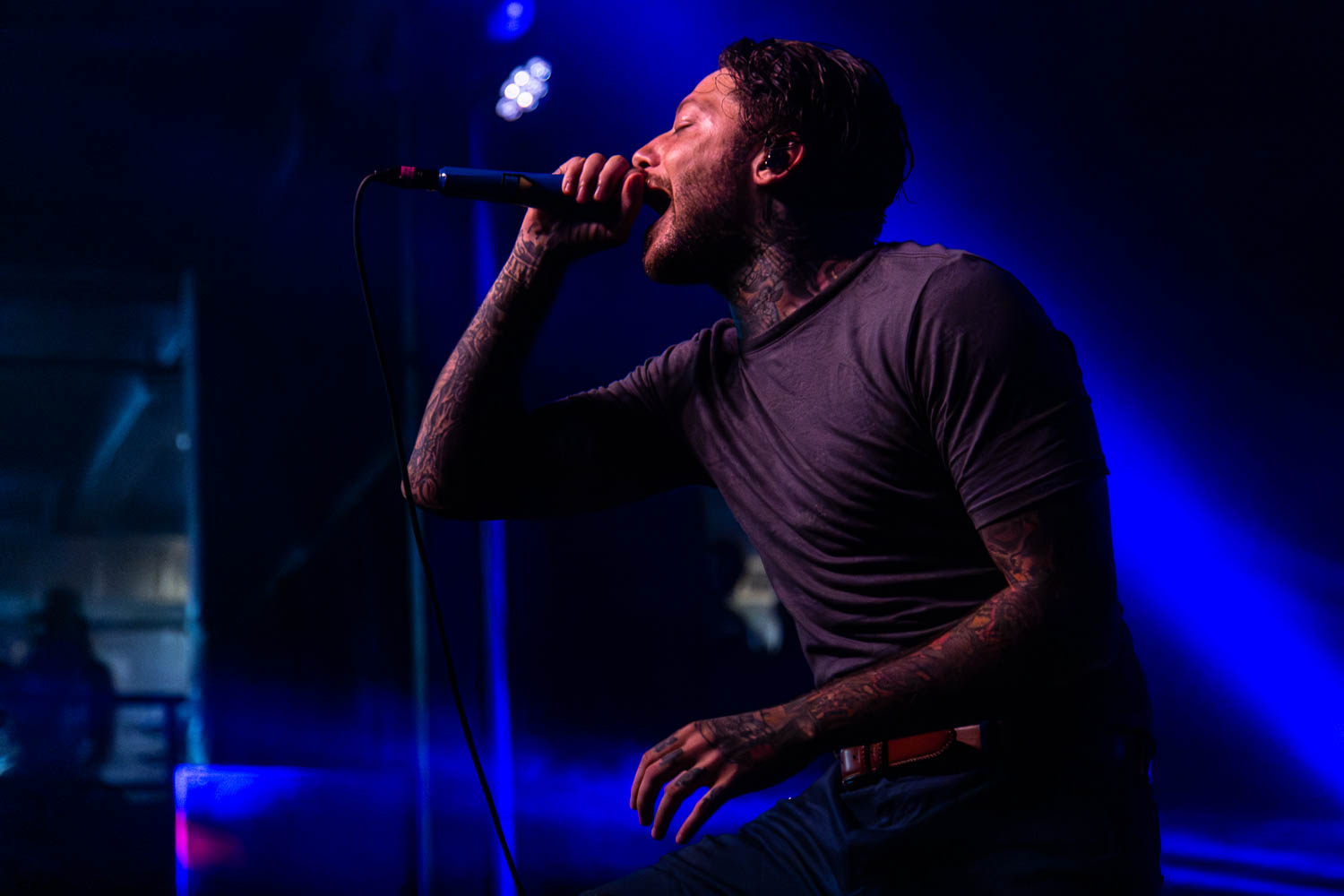 Tom Barber, lead vocalist of Chelsea Grin
