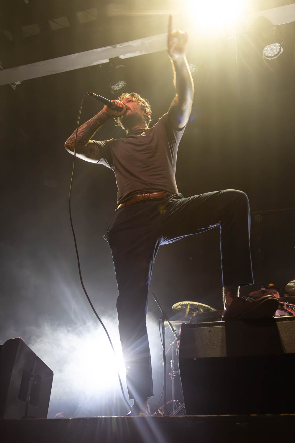 Tom Barber, lead vocalist of Chelsea Grin