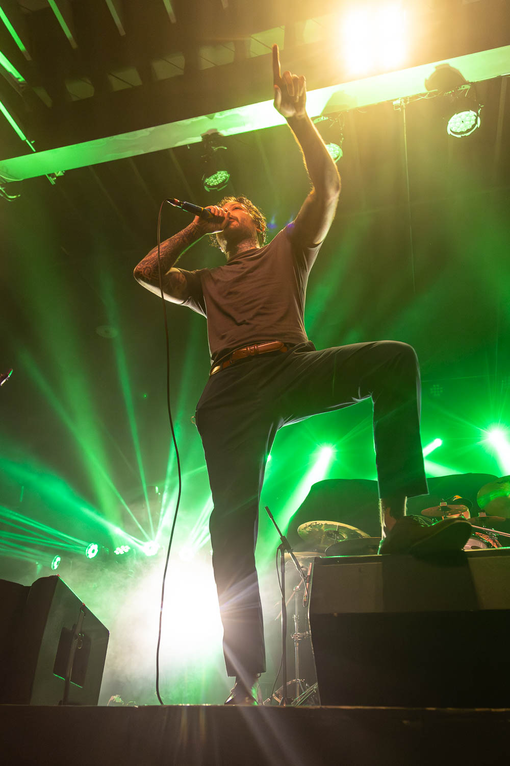 Tom Barber, lead vocalist of Chelsea Grin