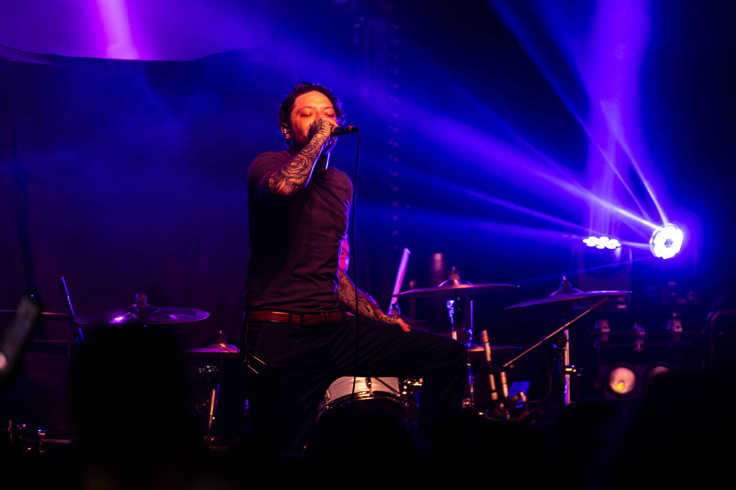 Tom Barber, lead vocalist of Chelsea Grin