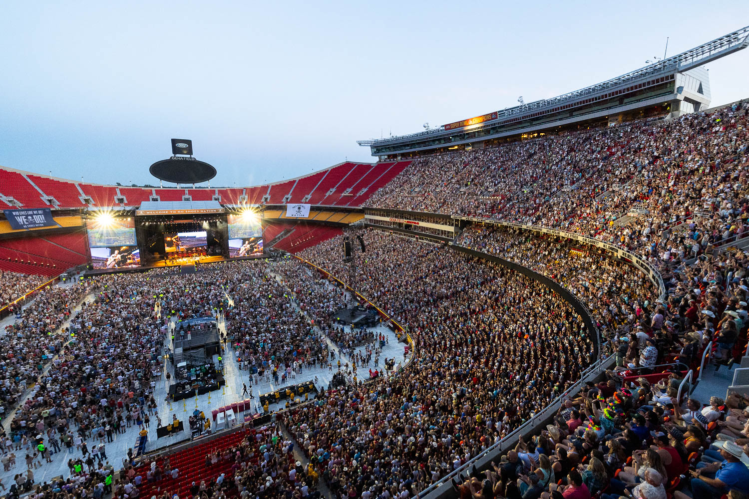 Kenny Chesney's Sun Goes Down 2024 Tour in Kansas City, Missouri on July 6, 2024.
