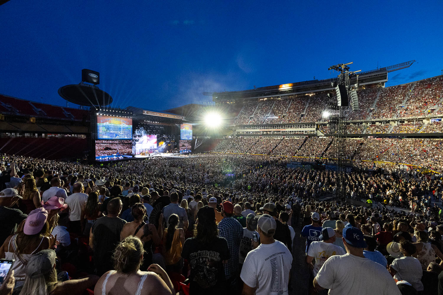 Kenny Chesney's Sun Goes Down 2024 Tour in Kansas City, Missouri on July 6, 2024.