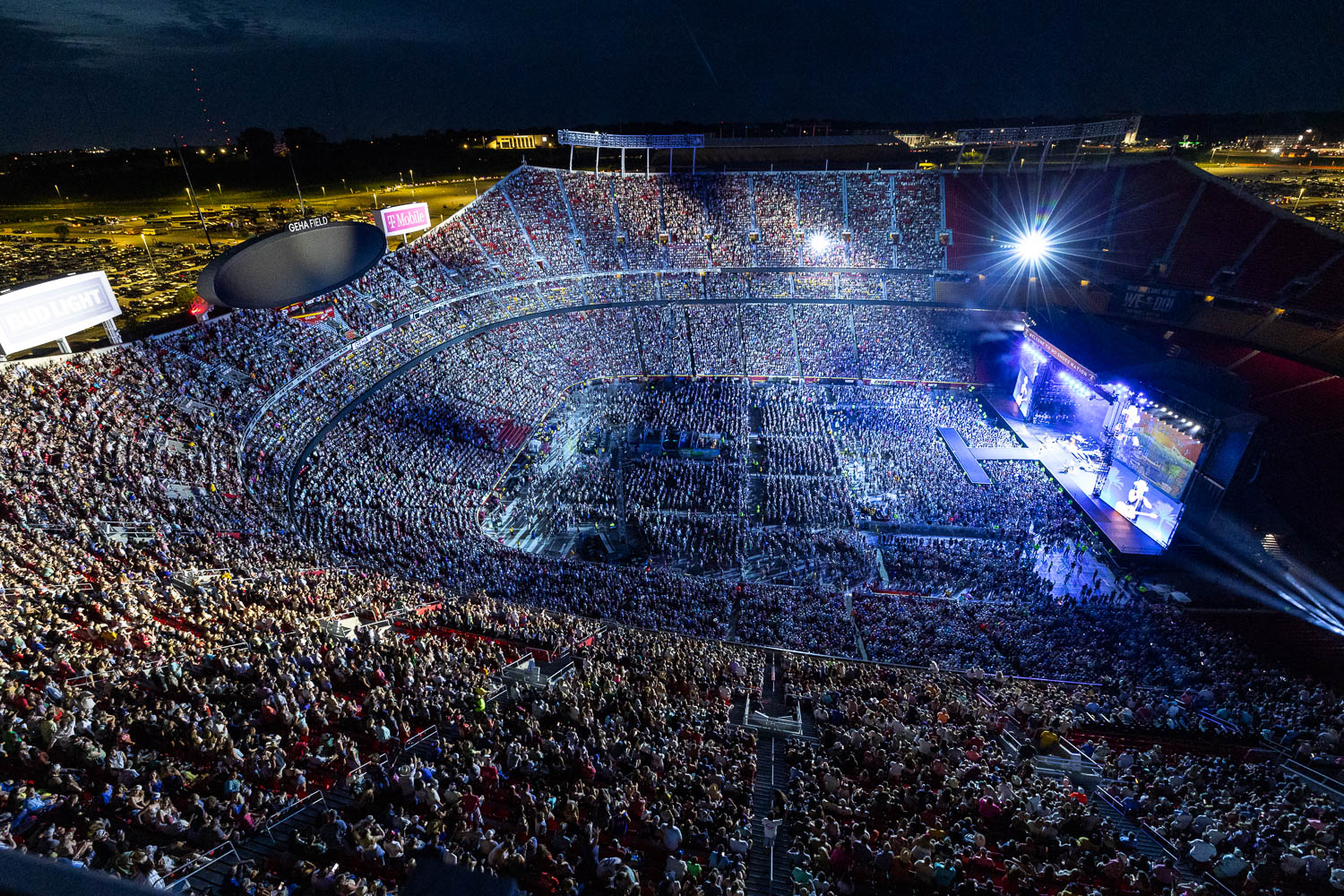 Kenny Chesney's Sun Goes Down 2024 Tour in Kansas City, Missouri on July 6, 2024.