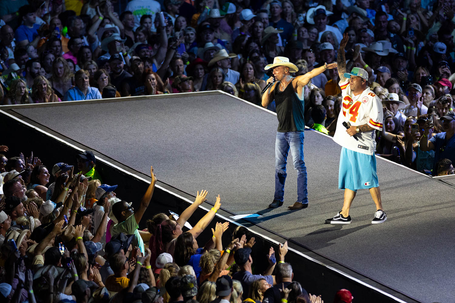 Kenny Chesney's Sun Goes Down 2024 Tour in Kansas City, Missouri on July 6, 2024.