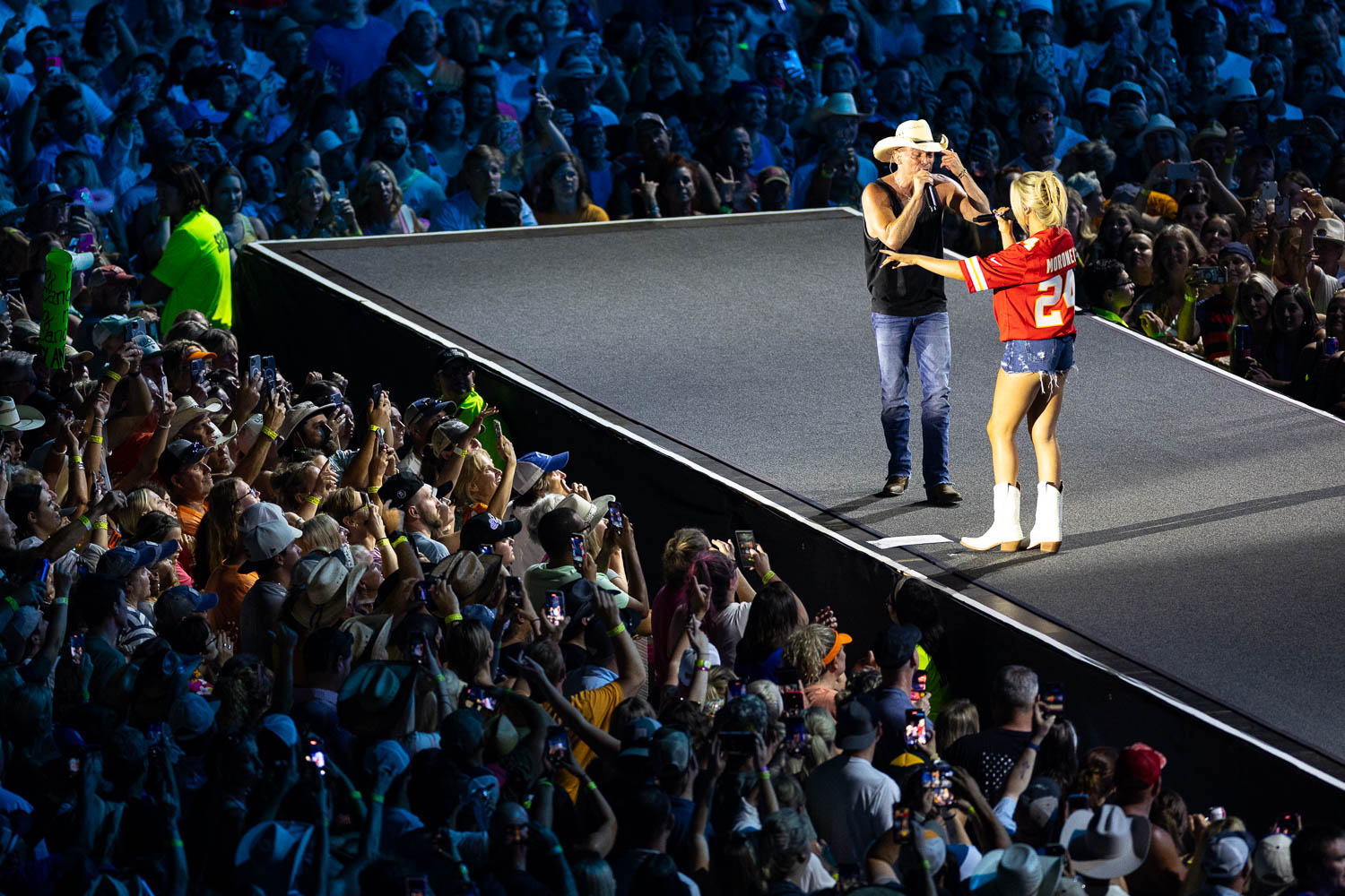 Kenny Chesney's Sun Goes Down 2024 Tour in Kansas City, Missouri on July 6, 2024.