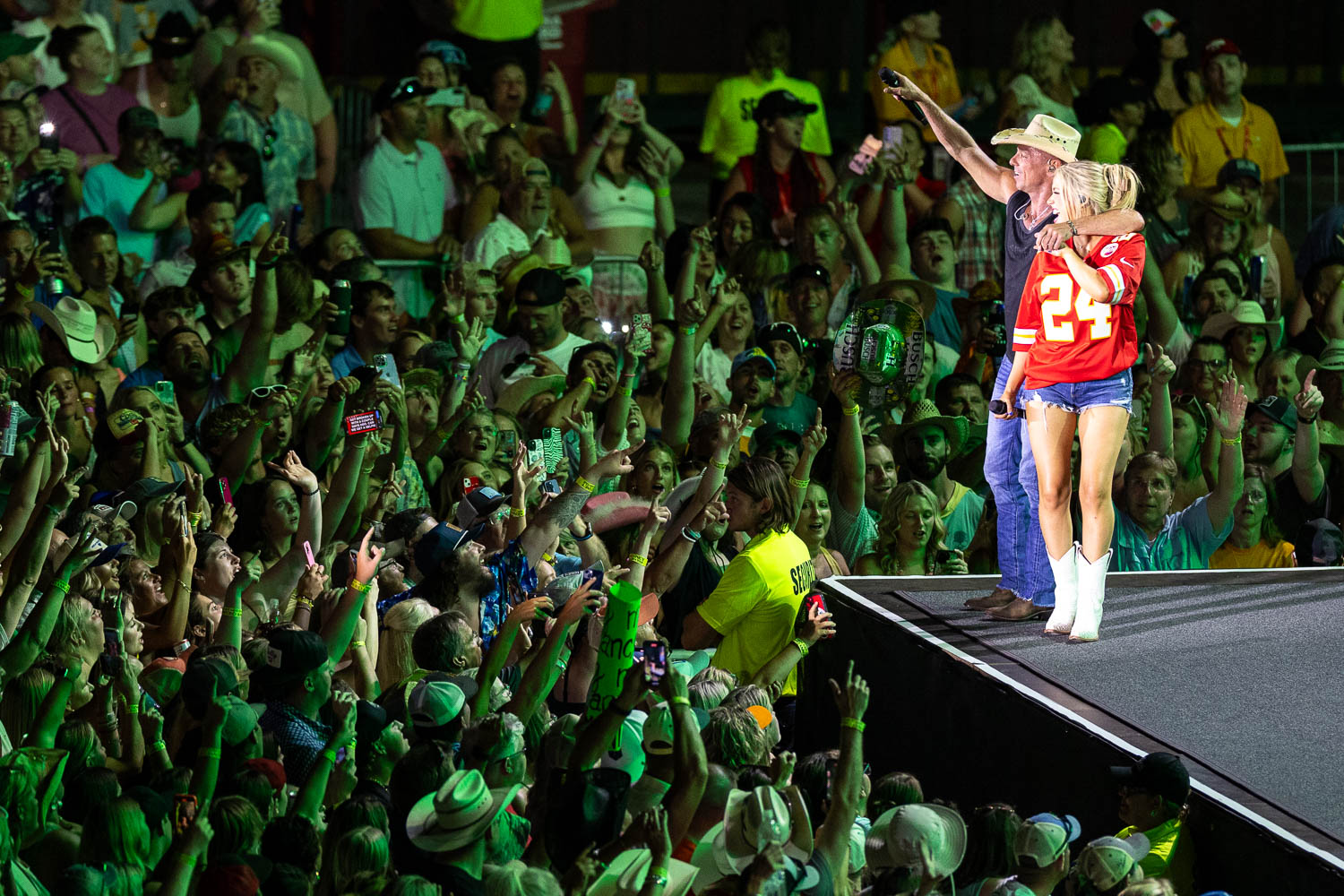 Kenny Chesney's Sun Goes Down 2024 Tour in Kansas City, Missouri on July 6, 2024.