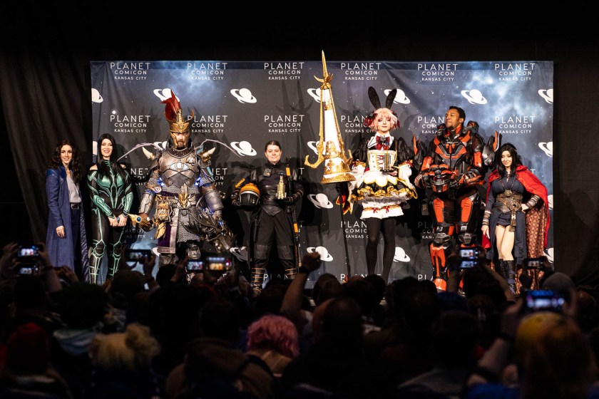 Cosplay Contest on Saturday at the 2023 Planet Comicon in Kansas City, Missouri on March 18, 2023.