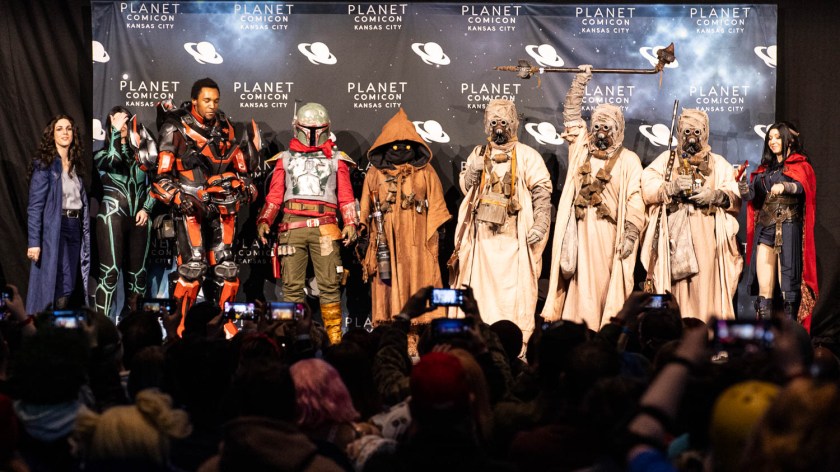 Cosplay Contest on Saturday at the 2023 Planet Comicon in Kansas City, Missouri on March 18, 2023.