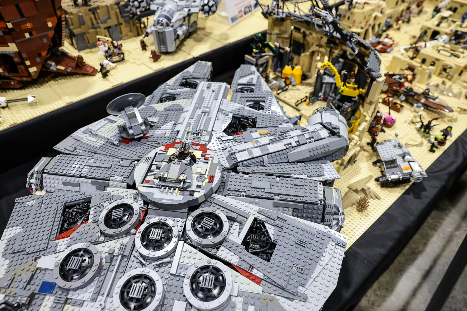 KC Brick Lab LEGO display on Saturday at the 2023 Planet Comicon in Kansas City, Missouri on March 18, 2023.