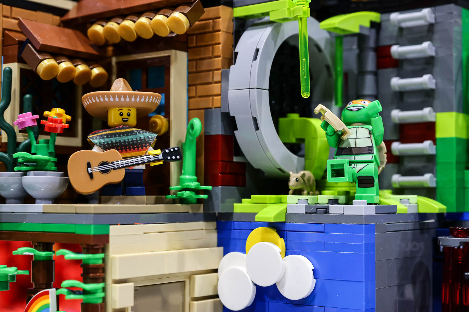 KC Brick Lab LEGO display on Saturday at the 2023 Planet Comicon in Kansas City, Missouri on March 18, 2023.