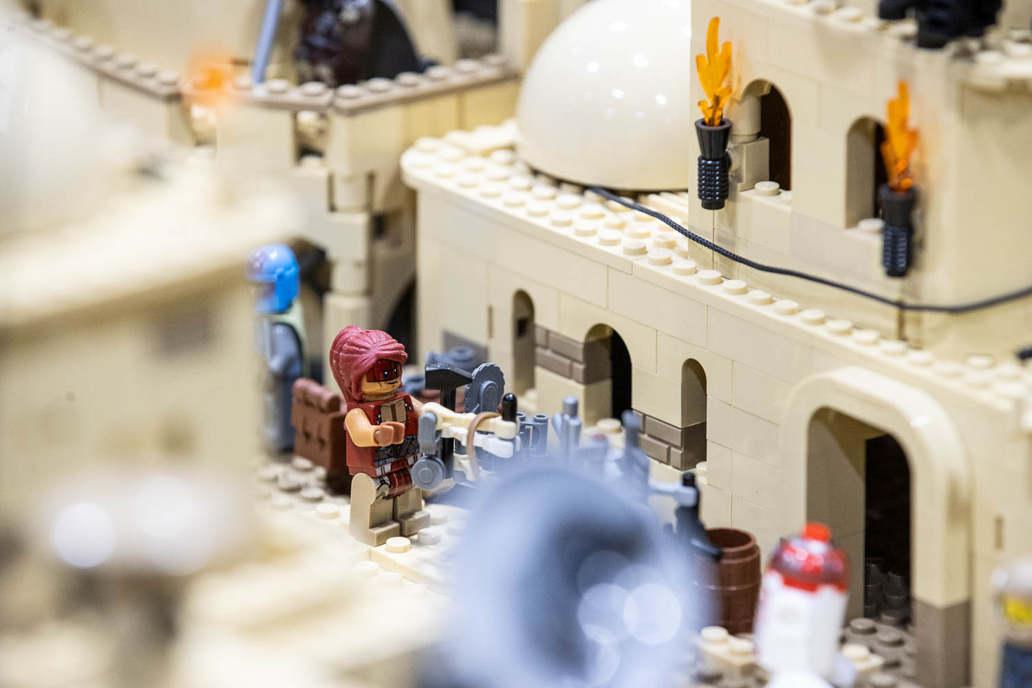 KC Brick Lab LEGO display on Saturday at the 2023 Planet Comicon in Kansas City, Missouri on March 18, 2023.