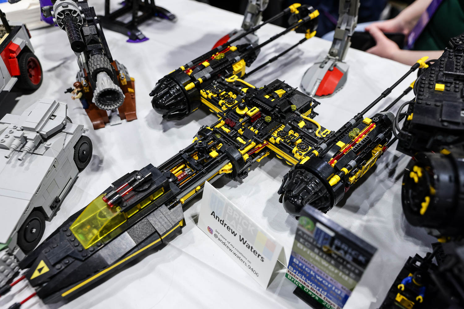 KC Brick Lab LEGO display on Saturday at the 2023 Planet Comicon in Kansas City, Missouri on March 18, 2023.