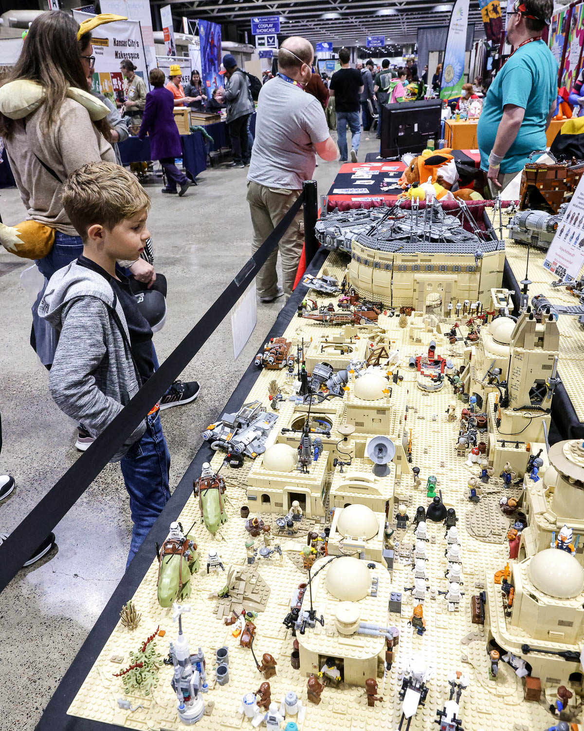 KC Brick Lab LEGO display on Saturday at the 2023 Planet Comicon in Kansas City, Missouri on March 18, 2023.