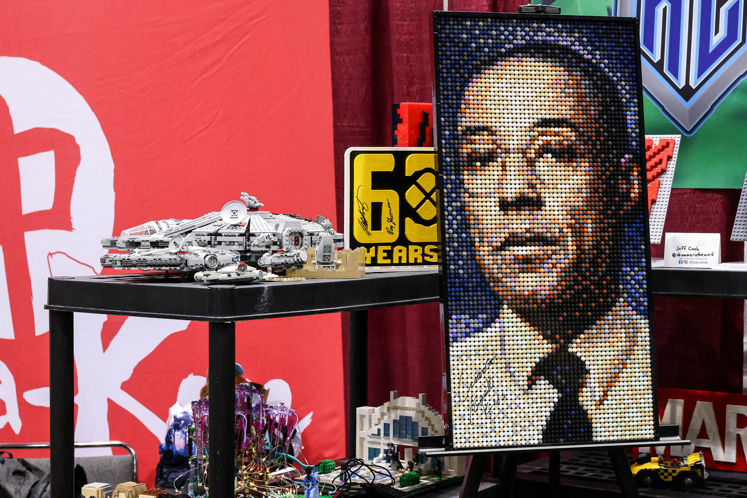 KC Brick Lab LEGO display on Saturday at the 2023 Planet Comicon in Kansas City, Missouri on March 18, 2023.