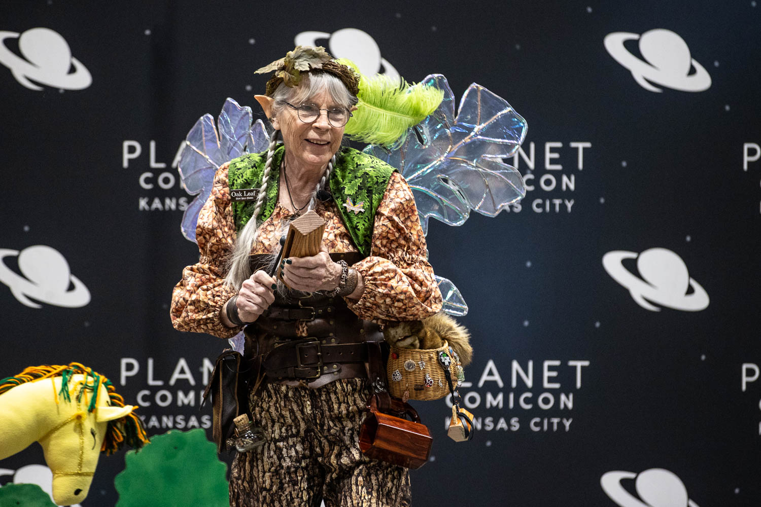 Flint Hills Fairies-Celebrate Whimsy on the Hy-Vee P.E.Z. Stage on Saturday at the 2023 Planet Comicon in Kansas City, Missouri on March 18, 2023.