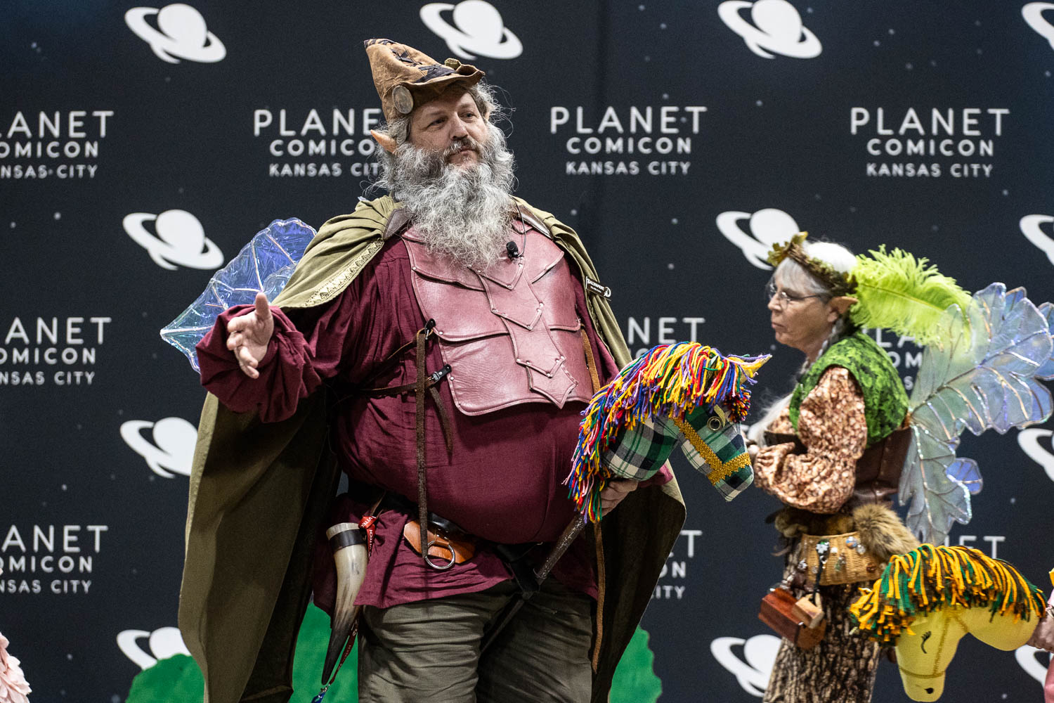 Flint Hills Fairies-Celebrate Whimsy on the Hy-Vee P.E.Z. Stage on Saturday at the 2023 Planet Comicon in Kansas City, Missouri on March 18, 2023.