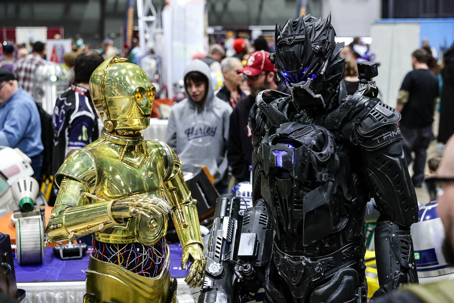 Cosplayers on Saturday at the 2023 Planet Comicon in Kansas City, Missouri on March 18, 2023.