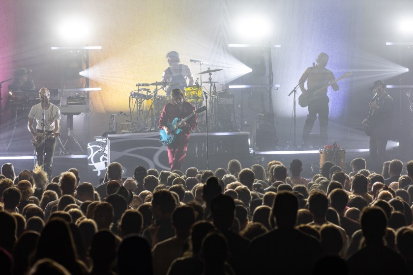 Judah & the Lion performing at Uptown Theater in Kansas City, Missouri on October 5, 2024.