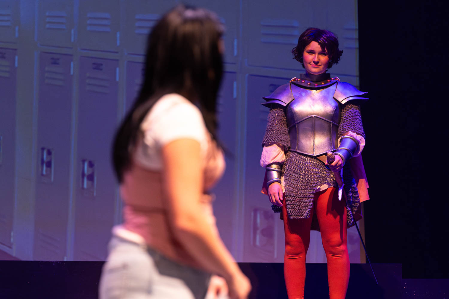 Dress rehearsal for UCM Theatre & Dance production of "She Kills Monsters" on October 2, 2024 in Highlander Theatre