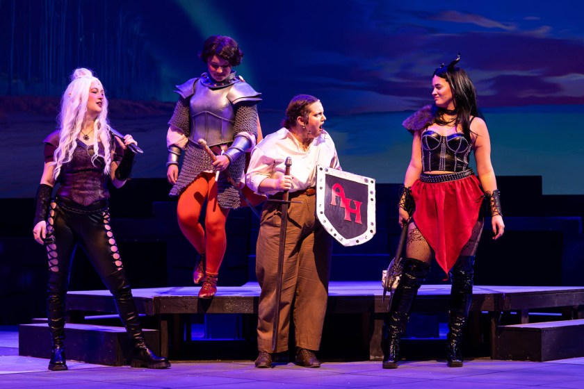 Dress rehearsal for UCM Theatre & Dance production of "She Kills Monsters" on October 2, 2024 in Highlander Theatre