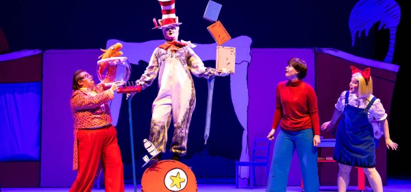 Dress rehearsal for UCM's Theatre & Dance production of "Cat in The Hat" on February 26, 2025 in Highlander Theatre